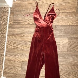 Suede romper